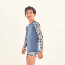 Carica l'immagine nel visualizzatore di Gallery, Image 02: Uv Line T-Shirt Rash Guard Kids Costela Aco Off White Upf50+
