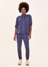 Carica l'immagine nel visualizzatore di Gallery, Model Front: Uv Line Chemise Shirt Copa Navy Blue Upf50+

