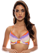 Carica l'immagine nel visualizzatore di Gallery, Image 02: Luli Fama Haut Top Underwire Miami Sunsets
