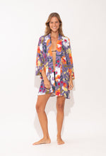 Carica l'immagine nel visualizzatore di Gallery, Image 04: Rio De Sol Robe De Plage Garden-Flower Kimono
