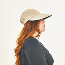 Carica l'immagine nel visualizzatore di Gallery, Image 04: Uv Line Casquette Visor Capri Colors Nac Fem Sand Black Upf50+
