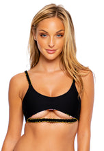 Carica l'immagine nel visualizzatore di Gallery, Image 07: Luli Fama Haut Top Wavy Forever Yours Black
