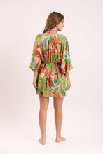 Carica l'immagine nel visualizzatore di Gallery, Model Back: Rio De Sol Robe De Plage Tropical Kaftan Bel
