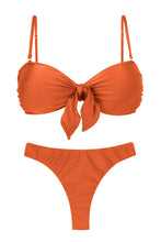Carica l'immagine nel visualizzatore di Gallery, Product Front: Rio De Sol Ensemble Set Paprica Bandeau-No Nice-Fio
