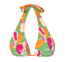 Carica l'immagine nel visualizzatore di Gallery, Product Front: Rio De Sol Haut Top Green-Bloom Halter-Double

