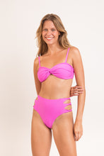 Carica l'immagine nel visualizzatore di Gallery, Image 07: Rio De Sol Bas Bottom Vita-Pink High-Waist-Spin
