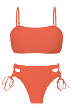 Carica l'immagine nel visualizzatore di Gallery, Product Front: Rio De Sol Ensemble Set Light-Peach Bandeau-Reto Madrid
