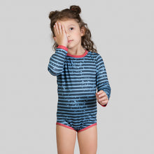 Carica l'immagine nel visualizzatore di Gallery, Image 07: Uv Line Maillot De Bain Bébé Macaquinho Baby Listras Upf50+

