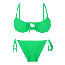 Carica l'immagine nel visualizzatore di Gallery, Product Front: Rio De Sol Ensemble Set Dots-Energy Balconet-Tie Ibiza-Comfy
