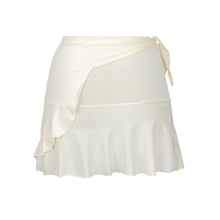 Carica l'immagine nel visualizzatore di Gallery, Product Back: Rio De Sol Jupe De Page Off-White Mini Skirt
