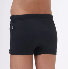 Carica l'immagine nel visualizzatore di Gallery, Model Back: Uv Line Maillot De Bain Garçon Trunks Kids F Inf Black Upf50+
