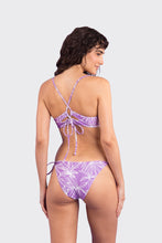 Carica l'immagine nel visualizzatore di Gallery, Model Back: Rio De Sol Ensemble Set Trail-Purple Tank-Tie Ibiza-Comfy

