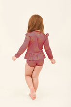 Carica l'immagine nel visualizzatore di Gallery, Model Back: Uv Line Maillot De Bain Bébé Baby Shine Malva Up50+
