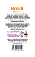 Carica l'immagine nel visualizzatore di Gallery, Product Back: Tevi Monoi Oils Monoi Gourmand Ananas 120Ml
