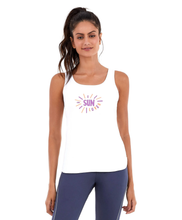 Carica l'immagine nel visualizzatore di Gallery, Model Front: Alto Giro Fitness Haut Regata Skin Fit Inspiracionais Branco Optico
