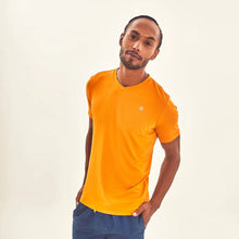 Carica l'immagine nel visualizzatore di Gallery, Image 03: Uv Line T-Shirt Pour Homme T-Shirt Sport Fit Orange Upf50+
