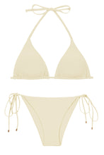 Carica l'immagine nel visualizzatore di Gallery, Product Front: Rio De Sol Ensemble Set Off-White Tri-Inv Lacinho
