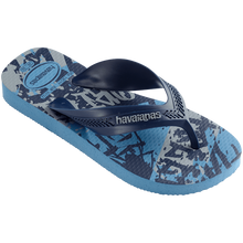 Carica l'immagine nel visualizzatore di Gallery, Model Back: Havaianas Tongs Havaianas Kids Max Street Azul Aco
