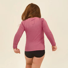 Carica l'immagine nel visualizzatore di Gallery, Model Back: Uv Line T-Shirt Longsleeve Baby Malva Upf50+
