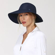 Carica l'immagine nel visualizzatore di Gallery, Image 02: Uv Line Chapeau Souple/Capeline Hat Lyon Nac L Fem Navy Blue Upf50+
