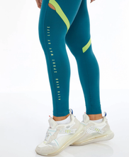 Carica l'immagine nel visualizzatore di Gallery, Image 02: Alto Giro Fitness Bas Legging Bodytex Vazado Lateral Sport Way Verde Running
