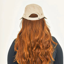 Carica l'immagine nel visualizzatore di Gallery, Model Back: Uv Line Casquette Visor Capri Colors Nac Fem Sand Black Upf50+
