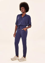 Carica l'immagine nel visualizzatore di Gallery, Image 02: Uv Line Pantalon De Plage Pants Fem Basic Navy Blue Upf50+
