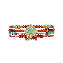 Carica l'immagine nel visualizzatore di Gallery, Product Front: Hipanema Bracelet Metaphor Turquoise Hipanema
