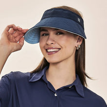 Carica l'immagine nel visualizzatore di Gallery, Gallery: Uv Line Visière Visor Bali Fem Navy Light Blue Upf50+
