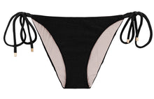 Carica l'immagine nel visualizzatore di Gallery, Product Front: Rio De Sol Bas Bottom Shimmer-Black Ibiza-Comfy
