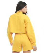 Carica l'immagine nel visualizzatore di Gallery, Model Back: Alto Giro Fitness Haut Cropped M3Cbs Gola Alta Amarelo Amber
