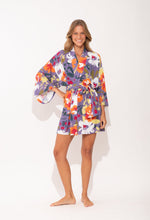Carica l'immagine nel visualizzatore di Gallery, Image 08: Rio De Sol Robe De Plage Garden-Flower Kimono
