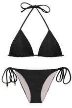 Carica l'immagine nel visualizzatore di Gallery, Product Front: Rio De Sol Ensemble Set Shimmer-Black Tri-Inv Ibiza-Comfy

