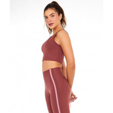 Carica l'immagine nel visualizzatore di Gallery, Image 02: Alto Giro Fitness Haut Top Bodytex Ii Com Laser Marrom Mahogany
