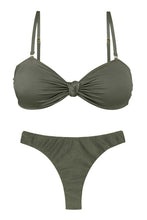 Carica l'immagine nel visualizzatore di Gallery, Product Front: Rio De Sol Ensemble Set Croco Bandeau-Joy Nice-Fio
