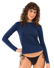 Carica l'immagine nel visualizzatore di Gallery, Gallery: Rio De Sol Haut Navy Rash-Guard
