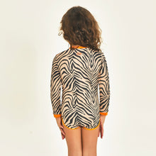 Carica l'immagine nel visualizzatore di Gallery, Model Back: Uv Line Maillot De Bain Bébé Swimsuit Baby Zebra Upf50+
