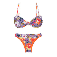 Carica l'immagine nel visualizzatore di Gallery, Product Front: Rio De Sol Ensemble Set Garden-Flower Bandeau-Joy Essential
