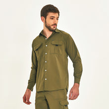 Carica l'immagine nel visualizzatore di Gallery, Image 02: Uv Line Fitness Haut Tenerife Verde Militar Upf50+
