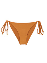 Carica l'immagine nel visualizzatore di Gallery, Product Front: Rio De Sol Bas Bottom Shimmer-Nocciola Cheeky-Tie-Gold
