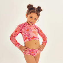 Carica l'immagine nel visualizzatore di Gallery, Model Front: Uv Line Deux Pièces Fille Bikini Girl Solar Rose
