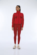 Carica l'immagine nel visualizzatore di Gallery, Image 07: Alto Giro Fitness Haut Jaqueta Techno Taslon Com Bolsos Vermelho Haute Red
