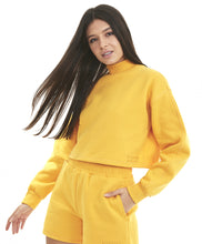 Carica l'immagine nel visualizzatore di Gallery, Image 02: Alto Giro Fitness Haut Cropped M3Cbs Gola Alta Amarelo Amber
