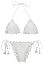 Carica l'immagine nel visualizzatore di Gallery, Product Front: Rio De Sol Ensemble Set Shimmer-White Frufru
