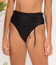 Carica l'immagine nel visualizzatore di Gallery, Image 09: Rio De Sol Bas Bottom Shimmer-Black Belted-High-Waist
