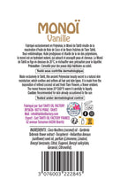 Carica l'immagine nel visualizzatore di Gallery, Product Back: Tevi Monoi Oils Monoi Traditionnel Vanille 120Ml

