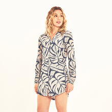 Carica l'immagine nel visualizzatore di Gallery, Image 02: Uv Line Chemise Shirtdress Costela Aco Off White Upf50+
