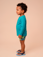 Carica l'immagine nel visualizzatore di Gallery, Image 03: Uv Line T-Shirt Longsleeve Baby Green Sea Upf50+

