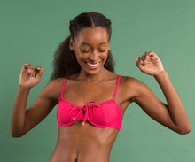 Carica l'immagine nel visualizzatore di Gallery, Image 12: Rio De Sol Haut Top Dots-Virtual-Pink Balconet-Tie
