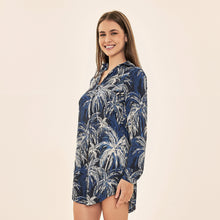 Carica l'immagine nel visualizzatore di Gallery, Image 06: Uv Line Chemise Shirtdress Coqueiros Marinho Upf50+
